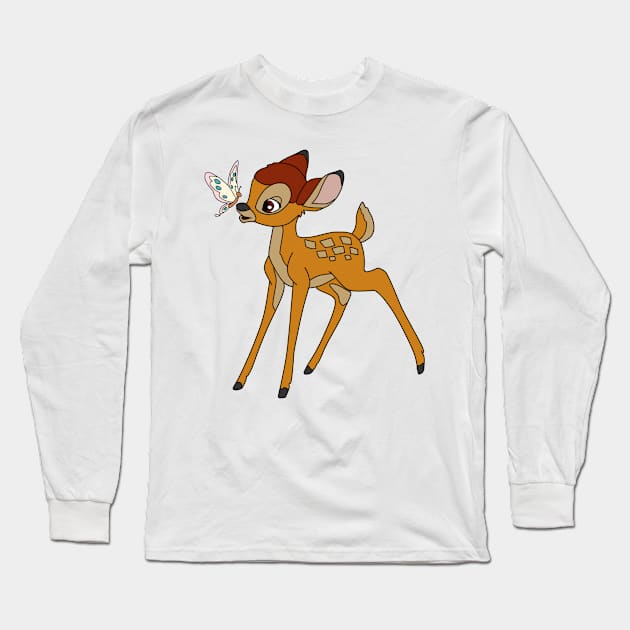 Bambi Long Sleeve T-Shirt by Megan Olivia
